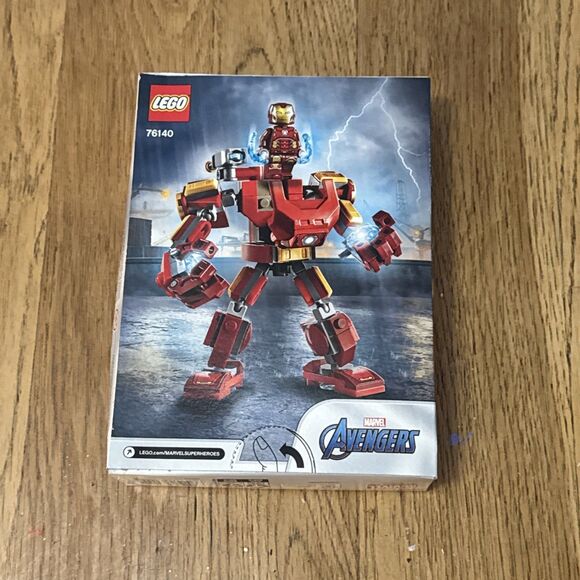 LEGO Marvel Avengers Iron Man Mech 76140 NEW Box RETIRED - Picture 2 of 6
